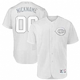 Cincinnati Reds Majestic 2019 Players' Weekend Flex Base Roster Customized White Jersey,baseball caps,new era cap wholesale,wholesale hats